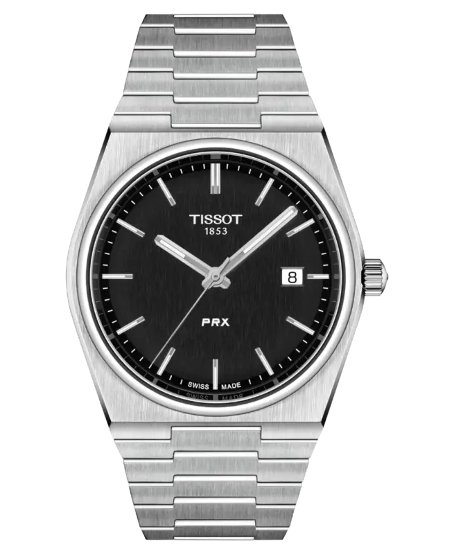 Tissot PRX Herrklocka 40mm Svart/Stål T137.410.11.051.00