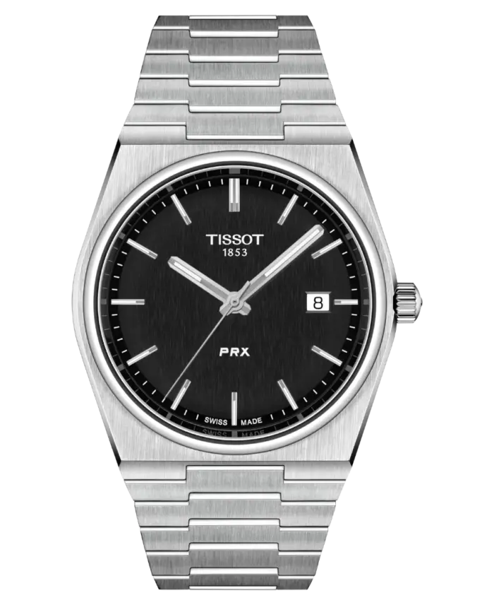 Tissot PRX Herrklocka 40mm Svart/Stål T137.410.11.051.00