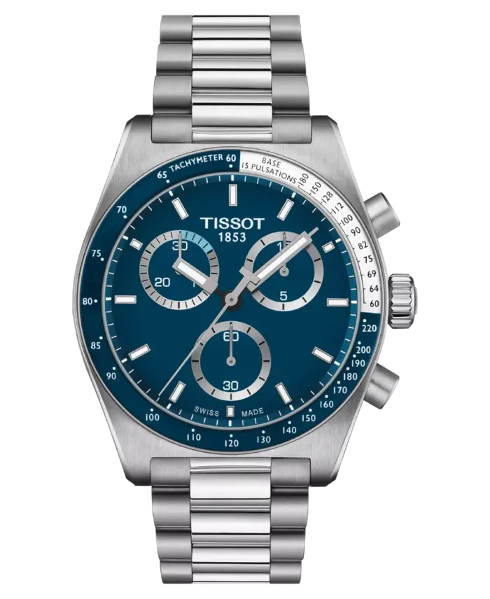 Tissot PR516 Chronograph Herrklocka 40mm Blå/Stål T149.417.11.041.00
