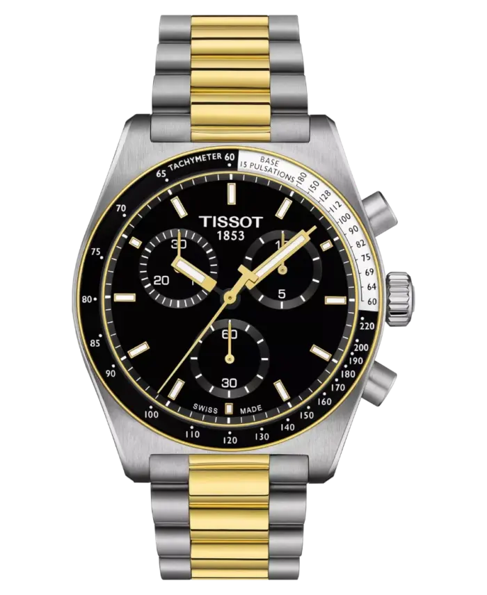 Tissot PR516 Chronograph Herrklocka 40mm Svart/Guld T149.417.22.051.00