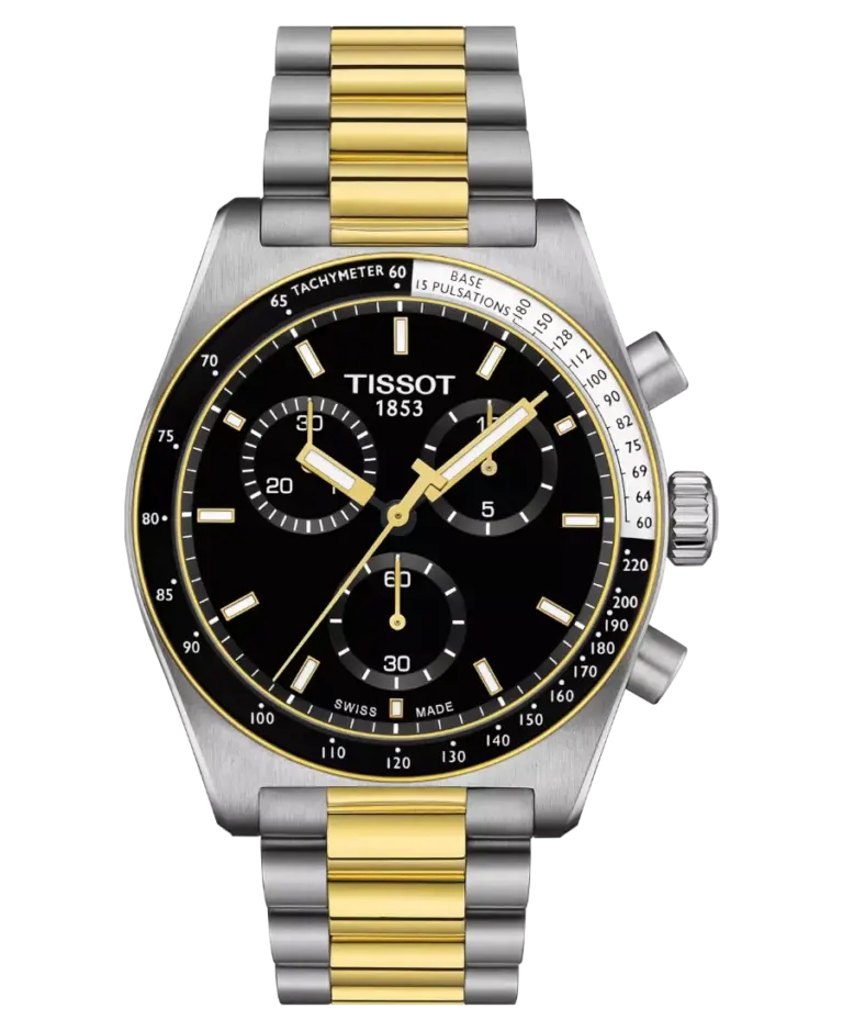 Tissot PR516 Svart med Super-LumiNova®-belagda visare/Stål 40 mm T149.417.22.051.00