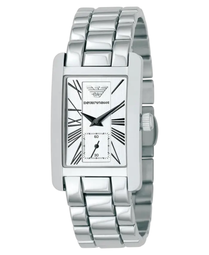 Emporio Armani Classic Silver colored/Steel 30x28 mm - Bild 2