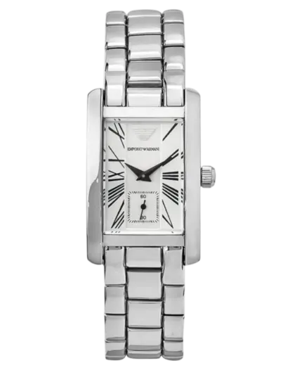 Emporio Armani Classic Silver colored/Steel 30x28 mm