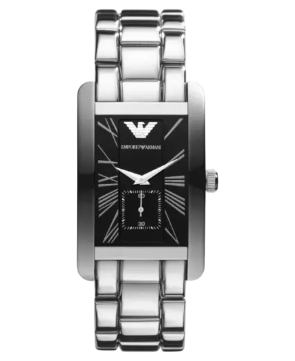 Emporio Armani Classic Svart/Stål 38x34 mm