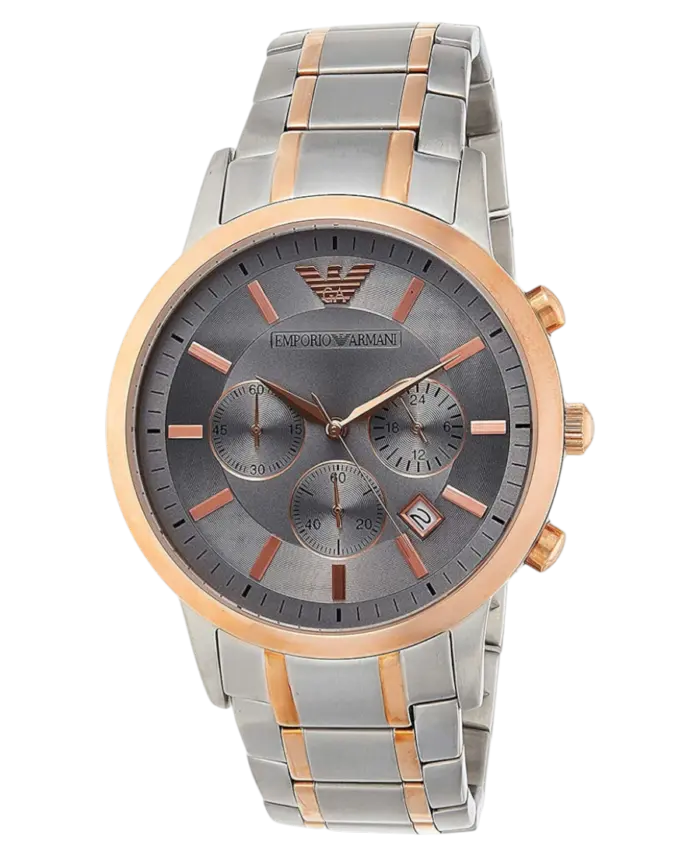 Emporio Armani Renato Silver/Roséguld 43 mm - Bild 2