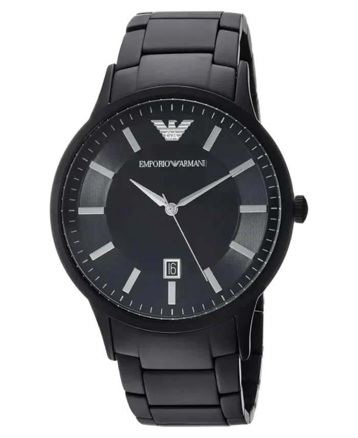 Emporio Armani Svart/Stål 43 mm - Bild 2