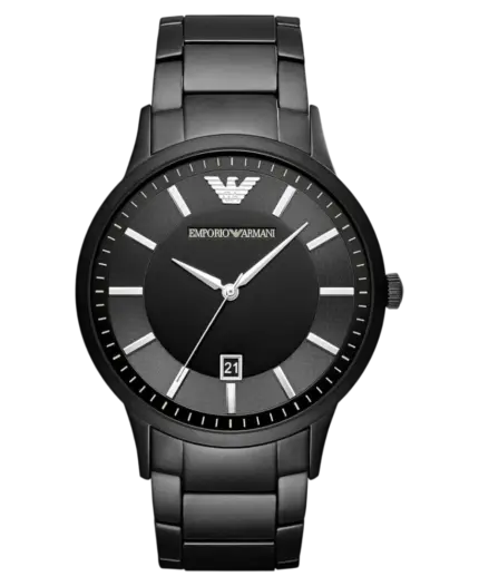 Emporio Armani Svart/Stål 43 mm
