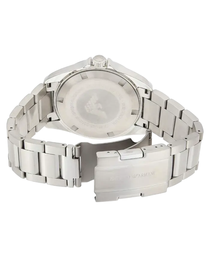 Emporio Armani Dress Blue/Stål 44 mm - Bild 3