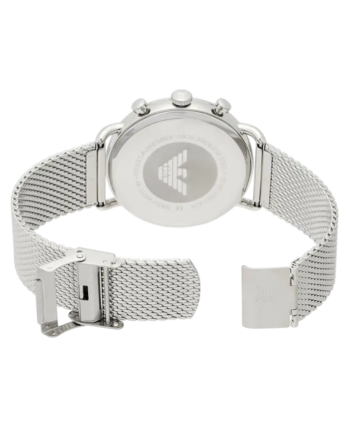 Emporio Armani Herrklocka Silver/Svart 43 mm - Bild 3
