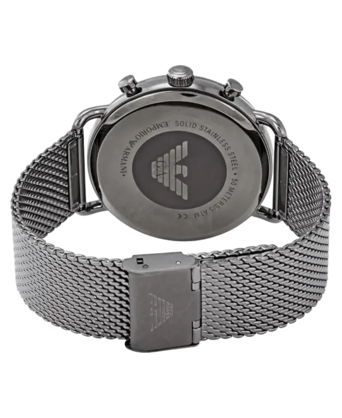 Emporio Armani Aviator Brun/Grå Stål 43 mm - Bild 3