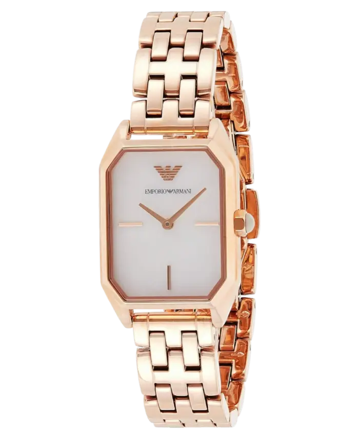 Emporio Armani Rödguldspläterat stål/Pärlemor 24 mm - Bild 2