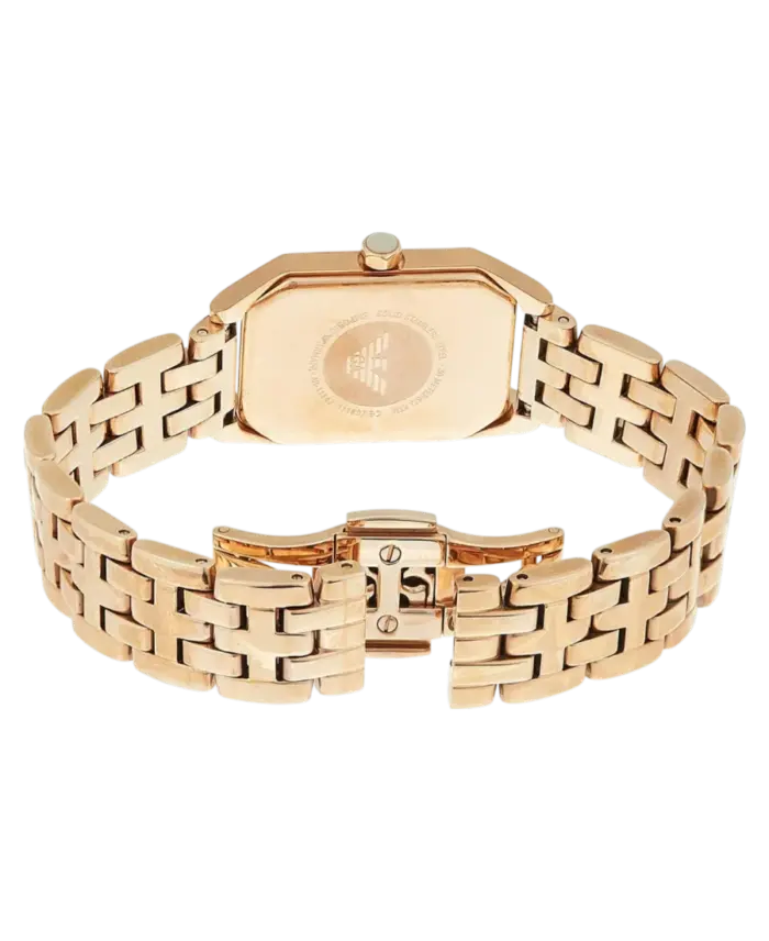 Emporio Armani Rödguldspläterat stål/Pärlemor 24 mm - Bild 3
