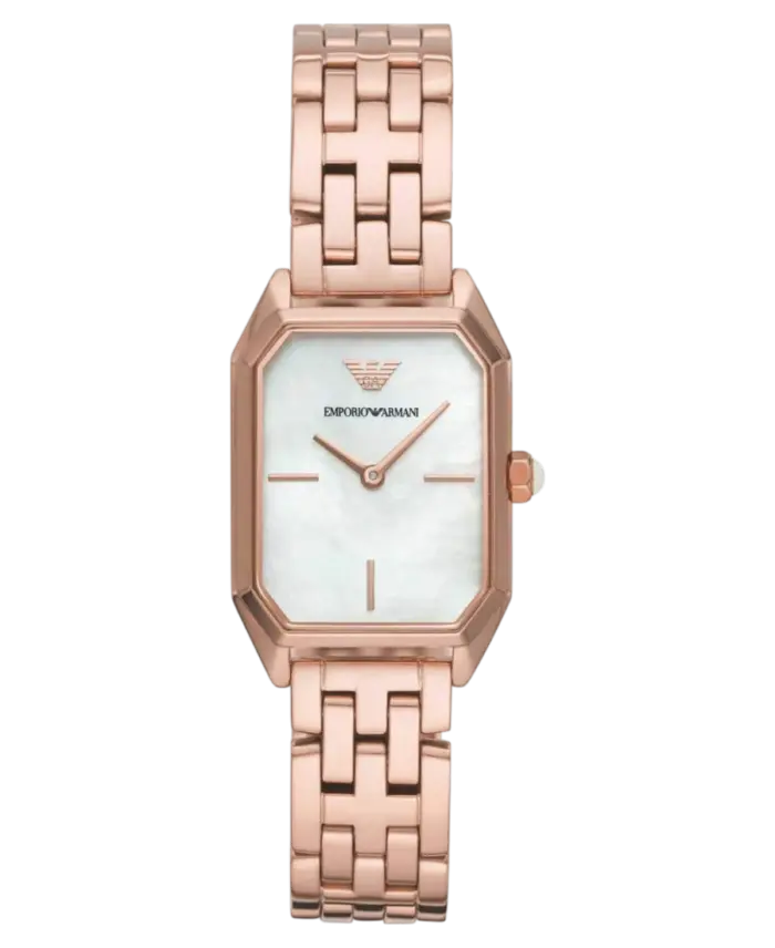 Emporio Armani Rödguldspläterat stål/Pärlemor 24 mm - Bild 1