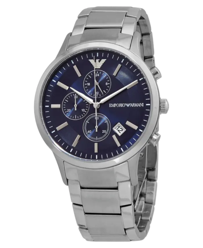Emporio Armani Renato Blå/Stål 43 mm - Bild 2