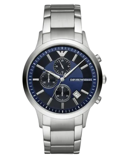 Emporio Armani Renato Blå/Stål 43 mm