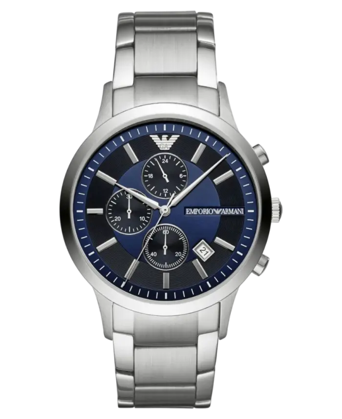 Emporio Armani Renato Blå/Stål 43 mm - Bild 1