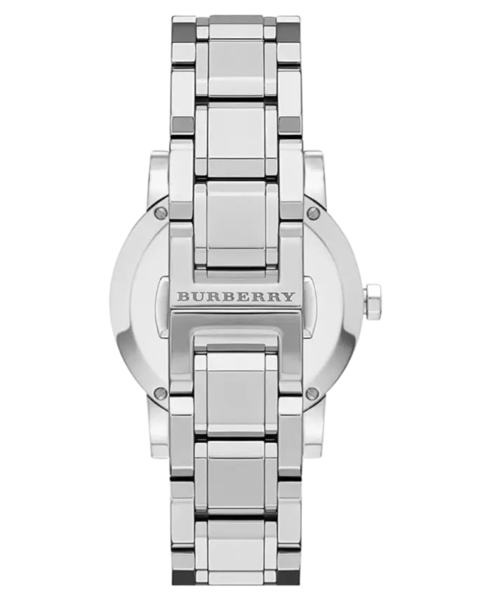 Burberry Vit/Stål 34 mm BU9125