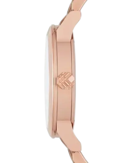 Burberry Gulguldstonad/Roséguldstonat stål 34 mm BU9126