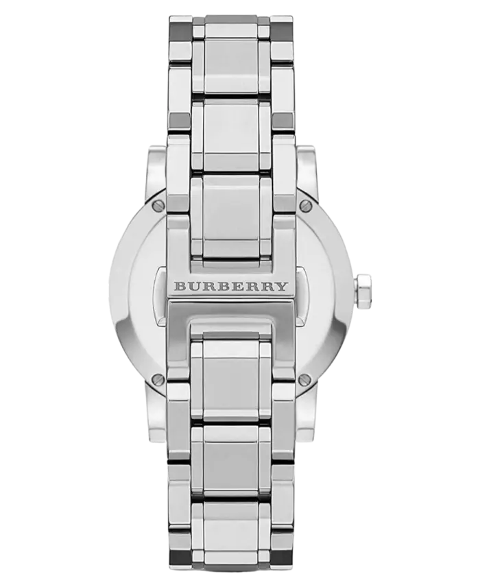 Burberry Vit/Roséguldstonat stål 34 mm BU9127
