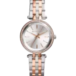 Michael Kors Darci Silverfärgad med indexmarkeringar/Stål 26 mm MK3298