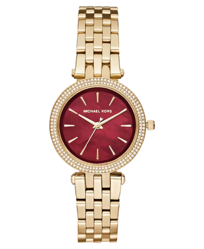 Michael Kors Darci Röd/Gulguldtonat stål 33 mm - Bild 1