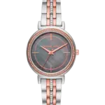 Michael Kors Slim Runway Grå pärlemor/Stål 33 mm MK3642