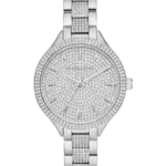 Michael Kors Okänd Silver med logomönster/Stål 38 mm MK3822