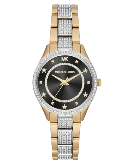 Michael Kors Damklocka MK4403 – Svart/Silver/Guld – 39 mm
