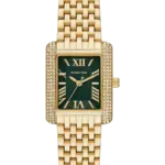 Michael Kors Emery Grön med romerska siffror/Stål 33 mm MK4742