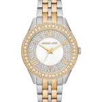 Michael Kors Harlowe Silver med kristaller/Stål 38 mm MK4811