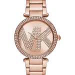 Michael Kors Parker Roséguld med kristaller/Stål 39 mm MK6660