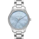 Michael Kors Layton Blå med arabiska siffror och indexmarkeringar/Stål 38 mm MK6847