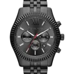 Michael Kors Lexington Svart/Stål 45 mm MK8320