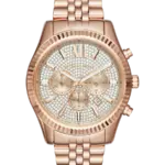 Michael Kors Lexington Kristallinfattad med kristaller/Stål 44 mm MK8580