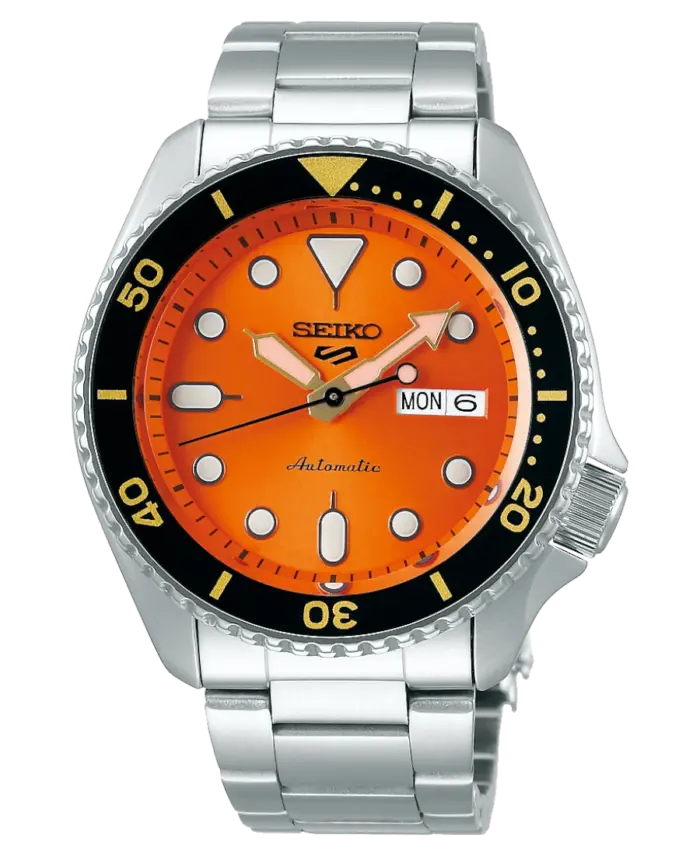 Seiko 5 Sports 43mm Automatisk - Orange/Stål - Bild 1