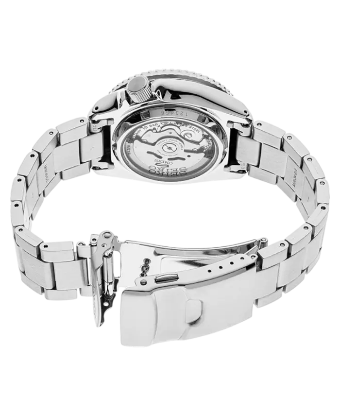 Seiko 5 Sports 40 mm Automatisk – Silverfärgad/Stål - Bild 3