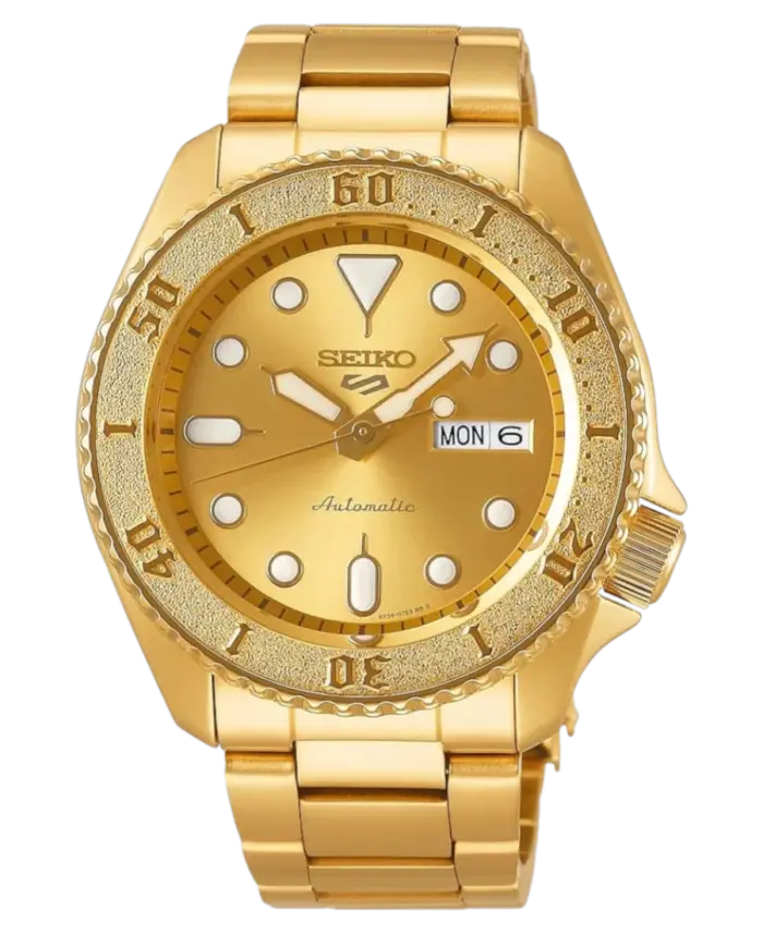 Seiko 5 Sports 40mm Automatisk - Gulguldtonad - Bild 1