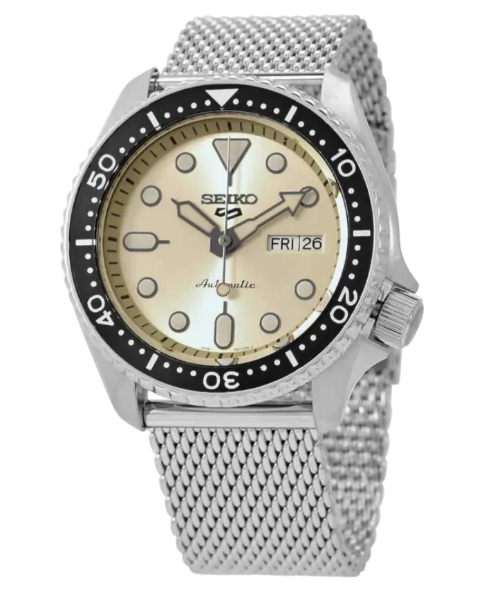 Seiko 5 Sports 40mm Automatisk - Champagne/Stål - Bild 2