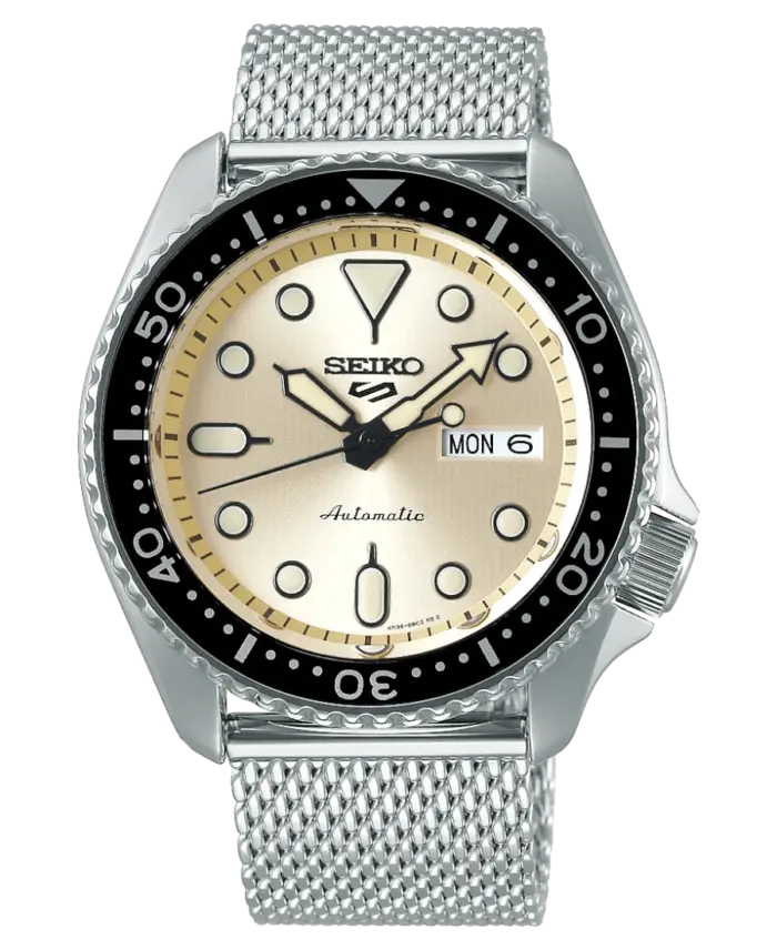 Seiko 5 Sports 40mm Automatisk - Champagne/Stål - Bild 1