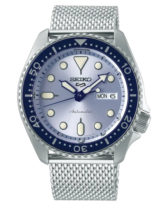 Seiko Lila/Stål 40mm Automatisk - Lila/Stål - Bild 1