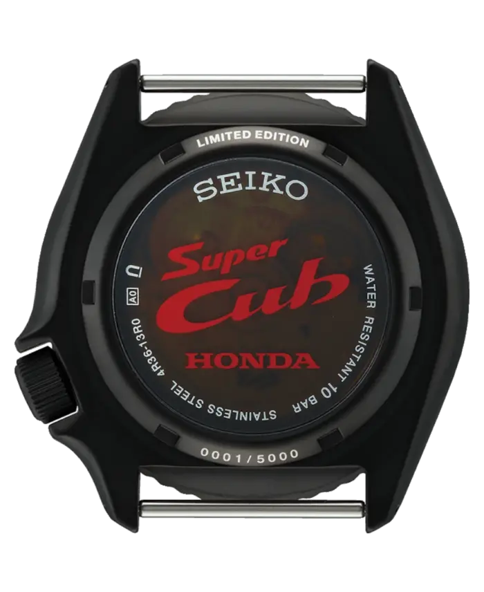 Seiko 5 Sports 43mm Automatisk - Honda Super Cub Limited Edition (Svart PVD) - Bild 2