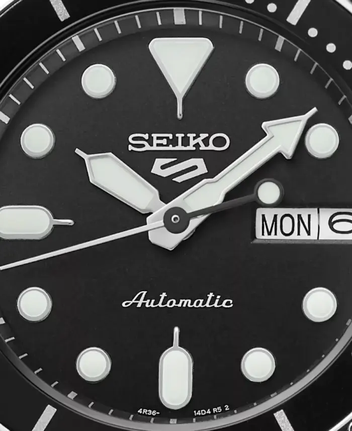 Seiko 5 Sports 38mm Automatisk – Svart/Stål - Bild 2