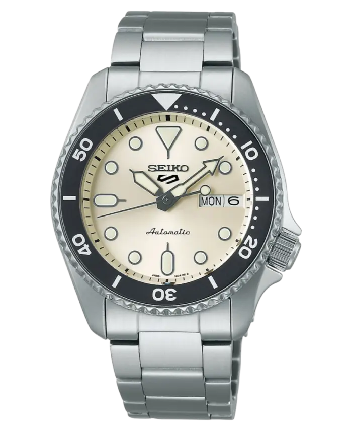 Seiko 5 Sports 38mm Automatisk - Beige/Stål - Bild 1