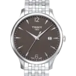 Tissot Tradition Antracitgrå/Stål 42 mm T063.610.011.067.00