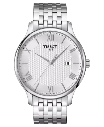 Tissot Tradition Gent Silverfärgad/Stål 42 mm