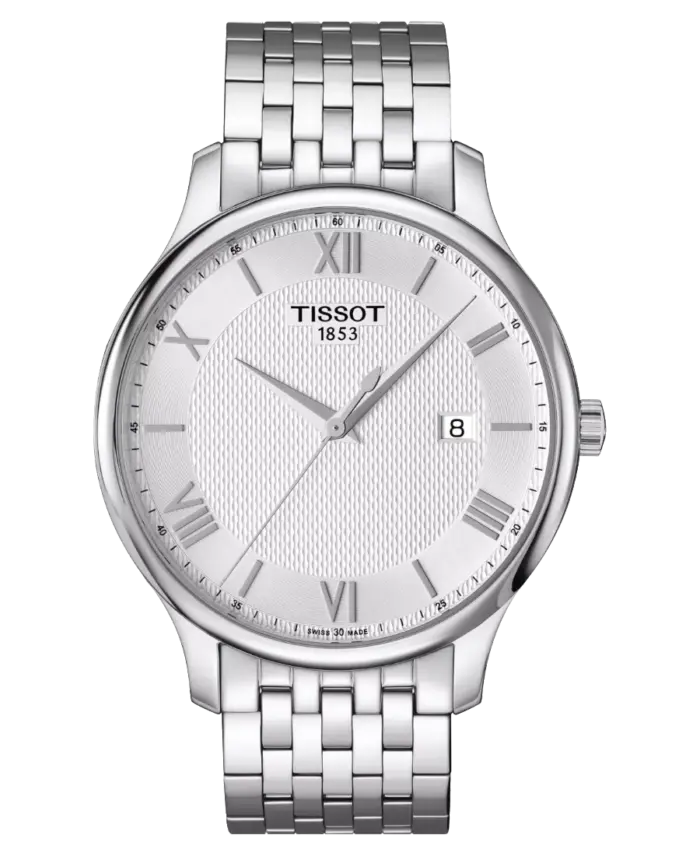 Tissot Tradition Gent Silverfärgad/Stål 42 mm - Bild 1