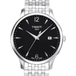 Tissot Tradition Svart/Stål 42 mm T063.610.11.057.00