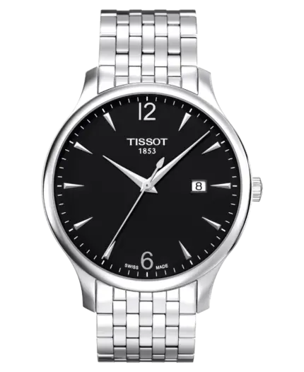 Tissot Tradition Svart/Stål 42 mm