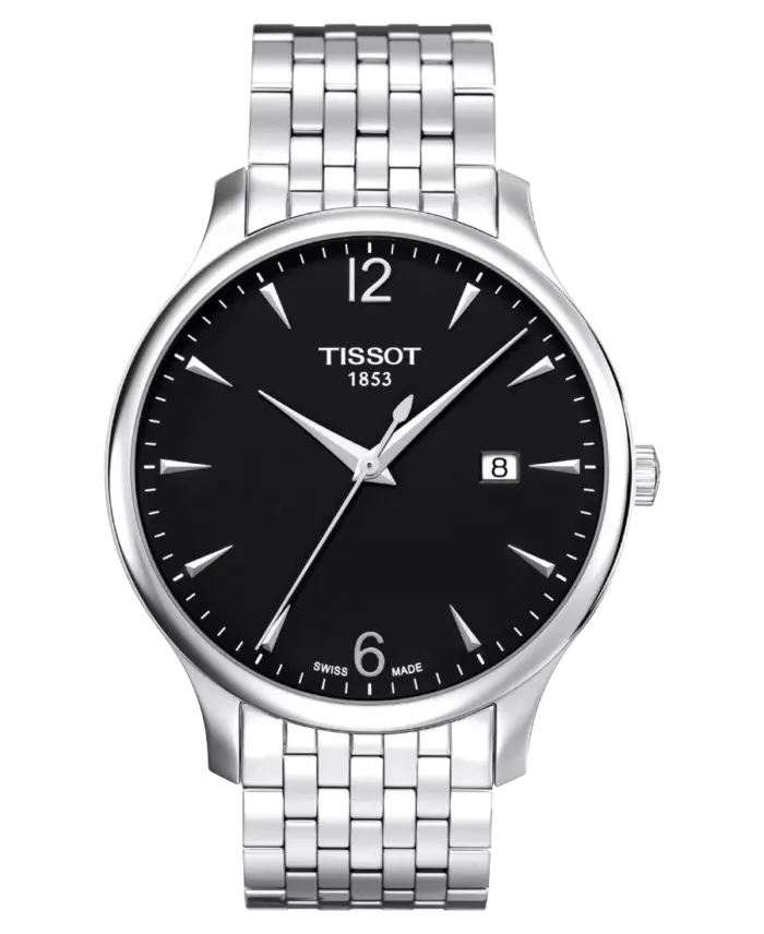 Tissot Tradition Svart/Stål 42 mm - Bild 1