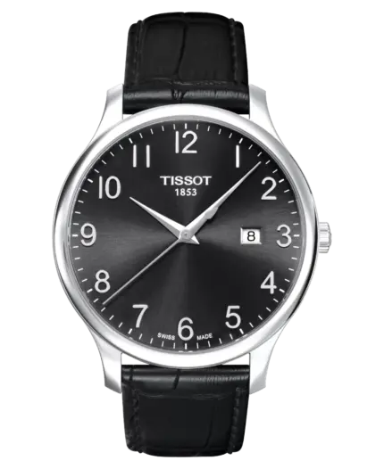 Tissot T-Classic Tradition Svart/Läder 42 mm